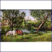 CABALLOS EN EL TORMES  